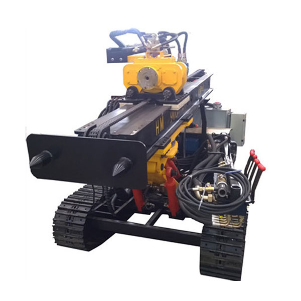 integrated hydraulic DTH drilling rig